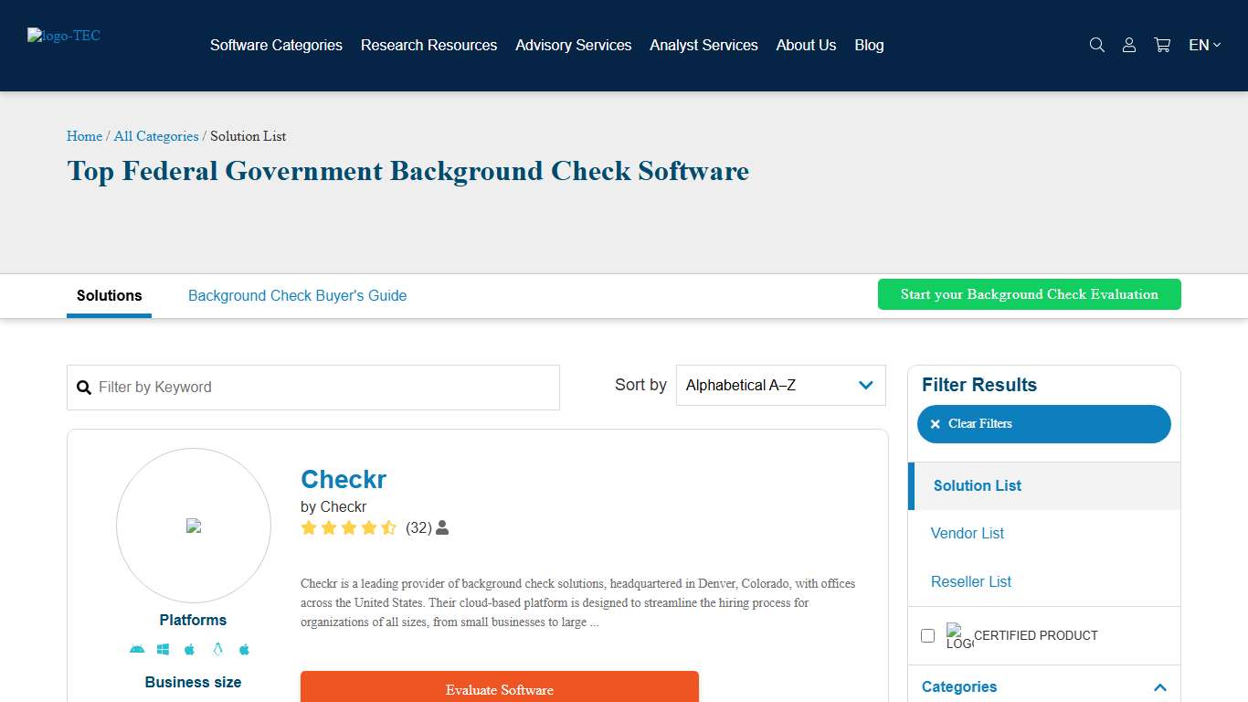 Best Federal Government Background Check Software [2026] | TEC